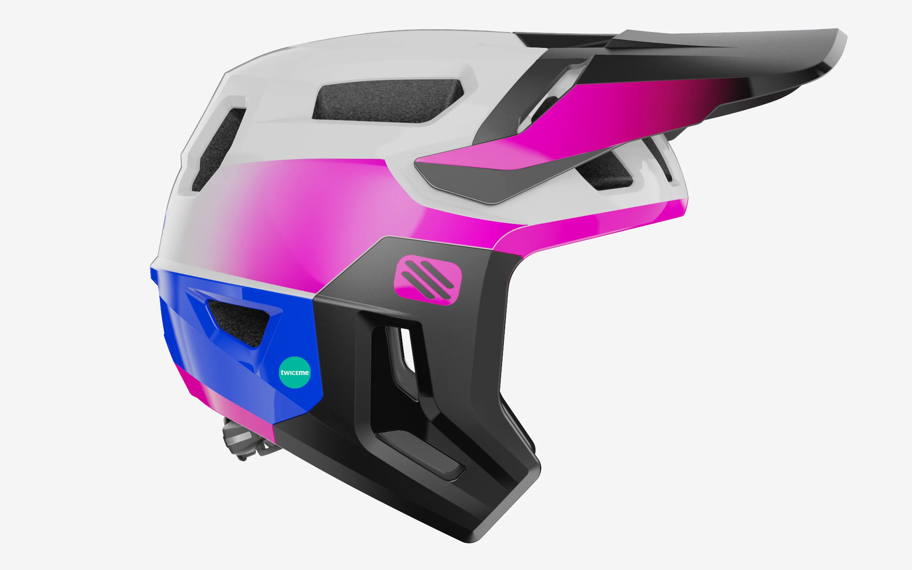Terraform Pro White/Pink/Cyber Blue Shiny - Image 4